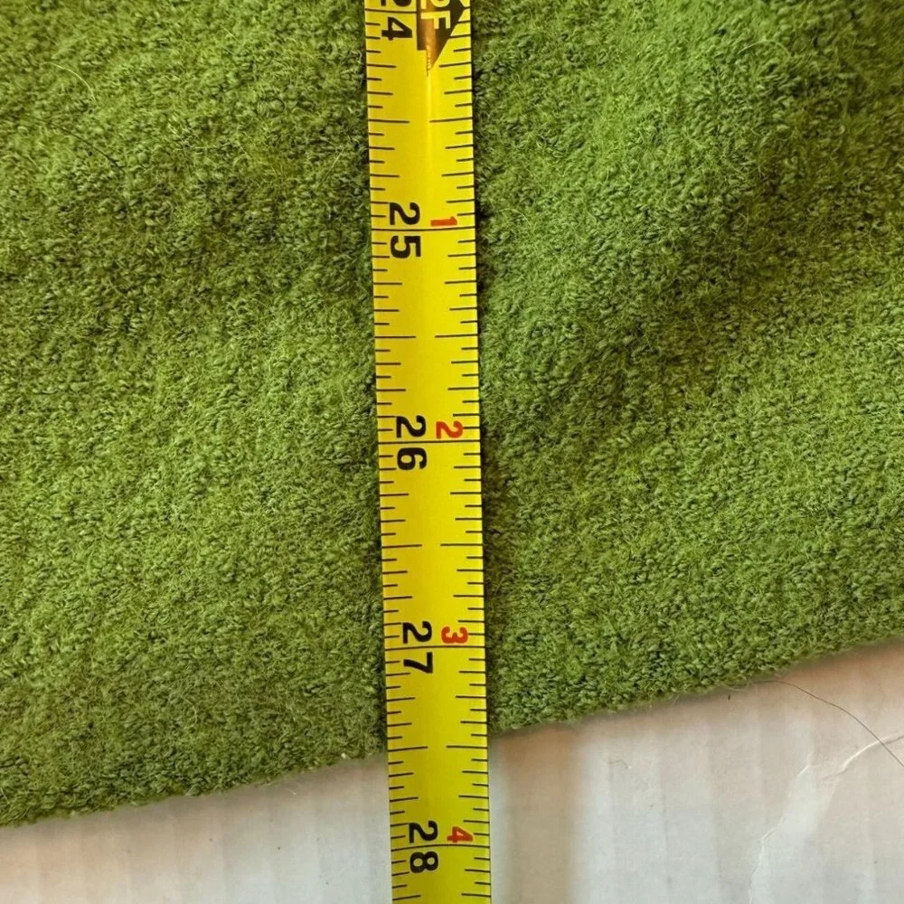 Focus 2000 Womens Green Wool Blend Button-Up Jacket 3X Office Academia Preppy - Picture 5 of 11